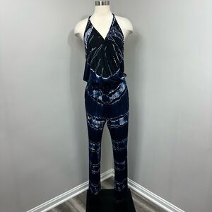 Young Fabulous &‎ Broke Navy Jumpsuit